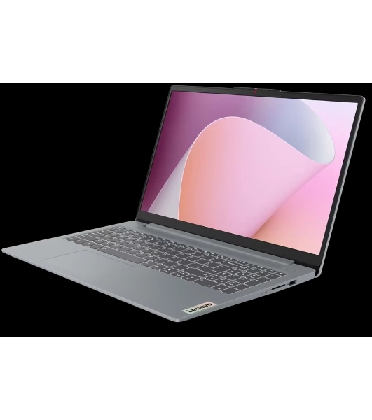 Ноутбук 15.6' IPS FHD LENOVO IdeaPad Slim 3 15AMN8 grey (AMD Ryzen 5 7520U/16Gb/512Gb SSD/VGA int/noOS) (82XQ00JPRK)