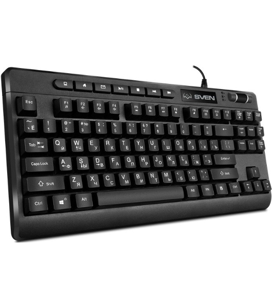 Клавиатура SVEN KB-G8200 проводная, USB Type-A, чёрный