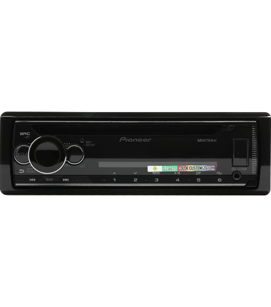 Автомагнитола Pioneer DEH-S2250UI, 1 DIN, CD, USB Type-A, AUX, пульт ДУ, съёмная панель