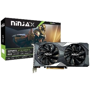 Видеокарта Ninja (Sinotex) Geforce RTX 3060Ti 8Gb GDDR6 256bit HDMI DP