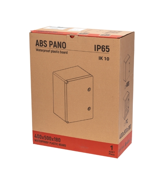 Корпус пластиковый ЩМПп Rexant с монтажной панелью 600х400х200мм ABS УХЛ1 IP65