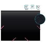 Папка-портфель Бюрократ Black Opal BLPP13 13 отделений, A4, пластик, 0.7мм, черный/ассорти, фото4