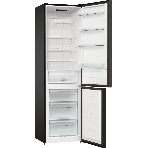 Холодильник Gorenje NRK6202EBXL4 черный матовый двухкамерный 235/96л морозилка снизу, No Frost, фото16