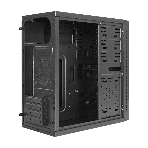 Компьютерный корпус Minitower ExeGate QA-412U-UNS400 (mATX, БП UNS400 с вент. 12см, 2хUSB+2хUSB 3.0, аудио, черный), фото3