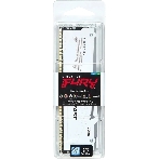 Оперативная память Kingston Fury Beast, DDR5, 16Gb (1x16 GB), 6000 MHz, CL30, радиатор, RGB, белый, фото2