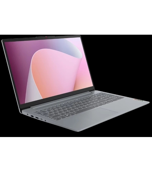 Ноутбук 15.6' IPS FHD LENOVO IdeaPad Slim 3 15AMN8 grey (AMD Ryzen 5 7520U/16Gb/512Gb SSD/VGA int/noOS) (82XQ00JPRK)