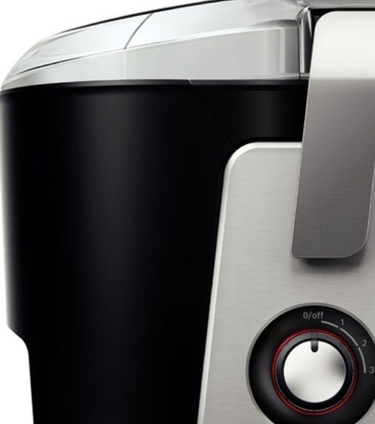 Соковыжималка Bosch MES4010 серебристый/черный, центробежная, 1200 Вт, 1500 мл, механическое