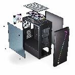 Компьютерный корпус ABR GQ-2 (8018) (USB 3.0X1 + USB 2.0 X2+audio), фото2