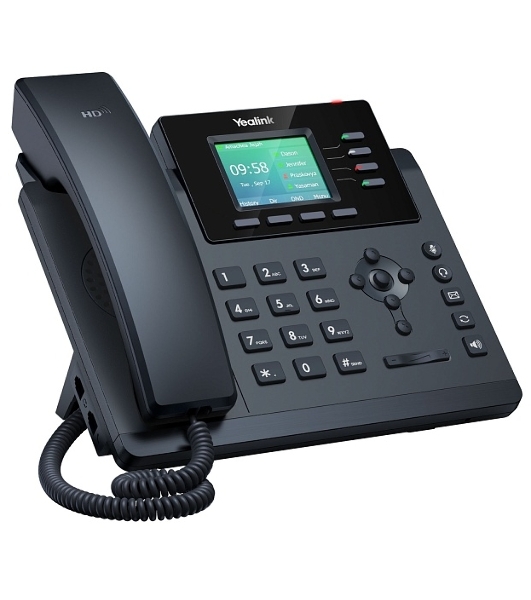 Настольный IP-телефон YEALINK SIP-T34W, 4 аккаунта, Wi-Fi, USB, 2.4' цветной экран, PoE, GigE, БП в компл. Шт
