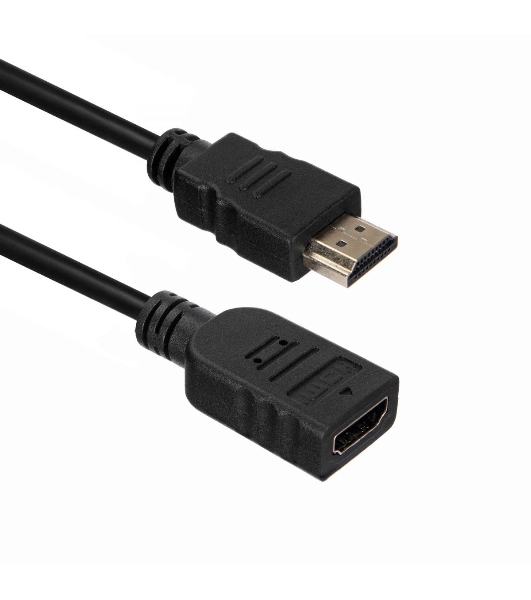 Кабель ACD-DHHF1-30B HDMI 1.4, Golden Plated,19m/19f, HDMI extension, черный, 3м