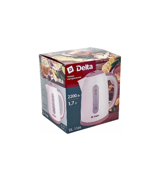 Чайник электрический Delta DL-1106 бежевый