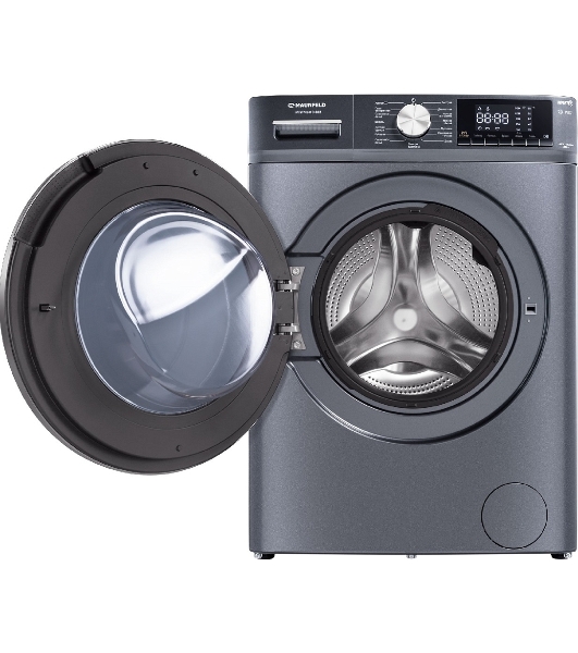 Стиральная машина Maunfeld MFWM1410SB02 темно-серебристый, загрузка фронтальная 10 кг, 1400 об/мин., класс: А+++