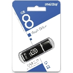 Флешка USB Smartbuy Glossy series black (SB8GbGS-K), 8Gb, USB 2.0, R/W 25/15, черный, фото5