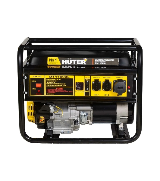 Электрогенератор бензиновый Huter DY11000L, 9 кВт, 91 дБ, 84.7 кг