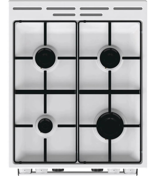 Плита комбинированная Gorenje GK5C60WJ белый, конфорок 4 газовых, духовка 62 л, 50 см x 85 см x 59.4 см