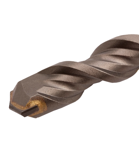 Бур по бетону Denzel двойная спираль, Cobalt W-tip, 16x160 мм, SDS PLUS