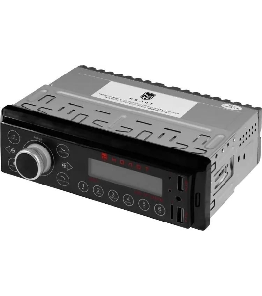 Автомагнитола Ural Молот АРС-МТ 333К, 1 DIN, Bluetooth, USB Type-A, AUX