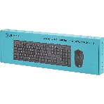 Комплект клавиатура+мышь Oklick 630M проводной, USB, 1600 DPI, чёрный, фото24