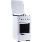 Плита газовая Flama RG 2401 W белый, конфорок 4 шт, духовка 50 л, 50 см x 85 см x 60 см, фото 1