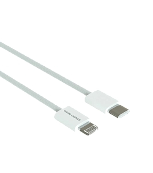 Кабель MORE CHOICE (4620202550408) K73i USB 3.0A PD 20W для Lighting 8-pin Type-C - нейлон 1м белый