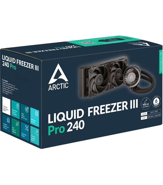 Система жидкостного охлаждения Arctic Cooling Liquid Freezer III Pro 240 Multi Compatible All-In-One CPU Water Cooler (ACFRE00178A)