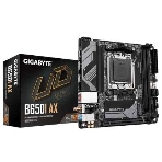 Материнская плата GIGABYTE B650I AX, AM5, AMD B650, 2xDDR5, 2xSATA, 1xM.2, 1xPCIe 4.0 x16, 1xHDMI, 1xDP, 1x2.5Gb LAN, Wi-Fi 6E, Bluetooth 5.3, 1xUSB-C 5Gbps, 1xUSB-A 5Gbps, 3xUSB-A 2.0, 3x3.5 мм, 7.1, ITX, фото 1