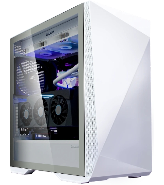Компьютерный корпус Zalman Z9 Iceberg белый без БП ATX 3x120мм 2x140мм 4xUSB 2.0 audio bott PSU