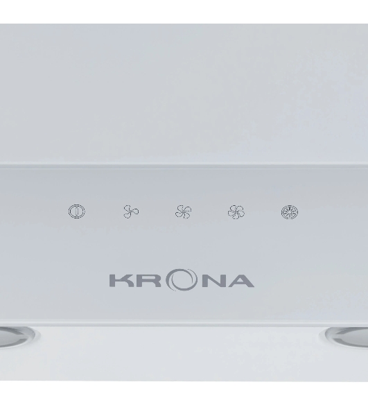 Наклонная вытяжка Krona HELGA 600 белый S