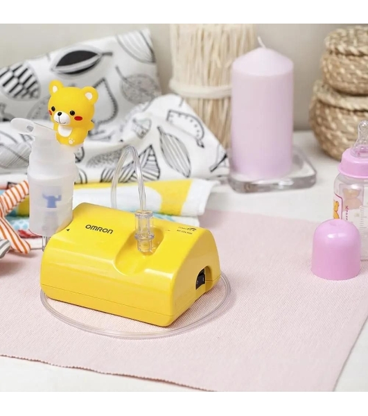 Ингалятор OMRON NE-C24 Kids компрессорный, детский, желтый