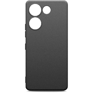 Чехол (клип-кейс) BoraSCO для Tecno Camon 20 (4G)/20 Pro (4G) Silicone Case черный (72054)