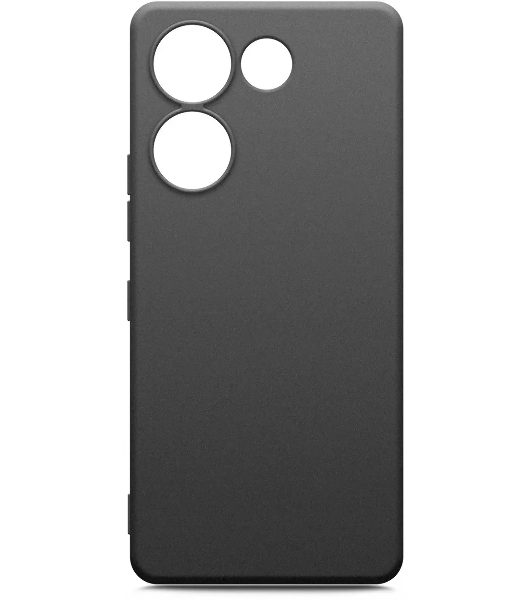 Чехол (клип-кейс) BoraSCO для Tecno Camon 20 (4G)/20 Pro (4G) Silicone Case черный (72054)