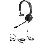 Гарнитура Jabra Evolve 20 MS Mono чёрный, проводная, фото3