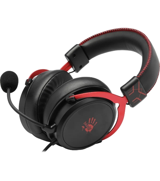 Гарнитура Bloody M590i Sports красный-чёрный, проводная, USB