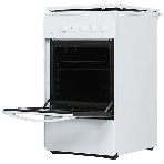 Плита газовая Flama RG 2401 W белый, конфорок 4 шт, духовка 50 л, 50 см x 85 см x 60 см, фото2