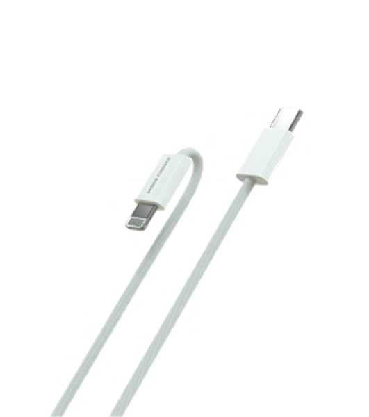 Кабель MORE CHOICE (4620202550408) K73i USB 3.0A PD 20W для Lighting 8-pin Type-C - нейлон 1м белый