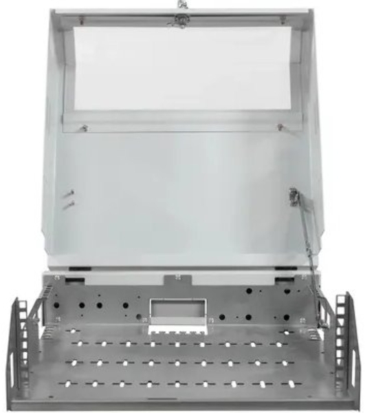 Шкаф коммутационный NTSS (NTSS-SOHO5U) настенный 5U 520x140 мм пер. дв. стекл несъемн. бок. пан. 80 кг белый IP20