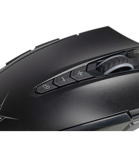 Мышь проводная A4Tech X89 черный, 2400 dpi, USB, кнопки - 8