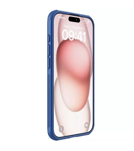 Чехол Super Frosted Shield Pro, синий, (AP IP15 Pro)