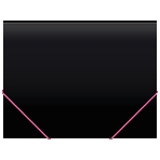 Папка-портфель Бюрократ Black Opal BLPP13 13 отделений, A4, пластик, 0.7мм, черный/ассорти, фото 1
