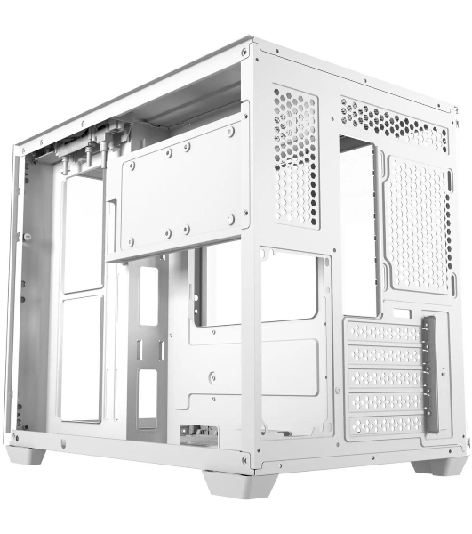 Компьютерный корпус Bloody BD-CC108 белый без БП mATX 9x120мм 2xUSB 3.0 audio bott PSU