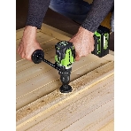 Дрель-шуруповерт GREENWORKS GD24DD140, 24 В, 4 Ач, 140 Нм, бесщеточный, ударный, фото6