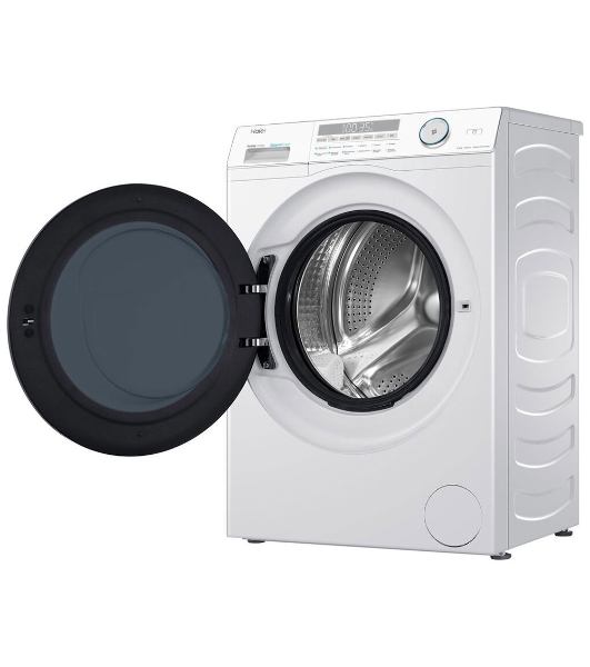 Стиральная машина Haier HWD80-BP14959B белый, загрузка фронтальная 8 кг, 5 кг - сушка, 1400 об/мин, класс: A