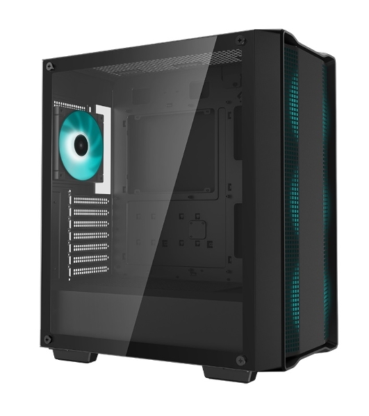 Компьютерный корпус Deepcool CC560 V2 черный без БП ATX 4x120мм 1xUSB 2.0 1xUSB 3.0 audio bott PSU