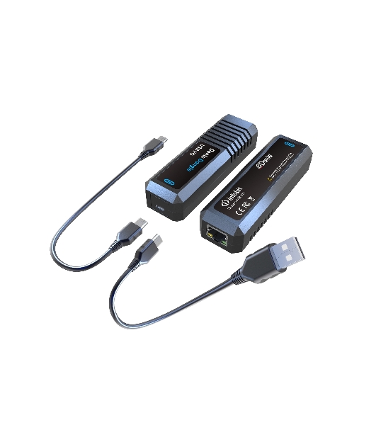 Конвертер Infobit [iTrans DU-TR-22C] (приемник/передатчик) Dante - USB Аудио 2 -канальный, порт USB-C.1xRJ45(Dante). Питание PoE.