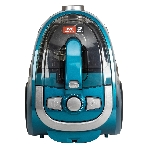 Пылесос JVC JH-VC401 бирюзовый/серый, 320/1800 Вт, уборка сухая, пылесборник контейнер 2,5 л., фото3
