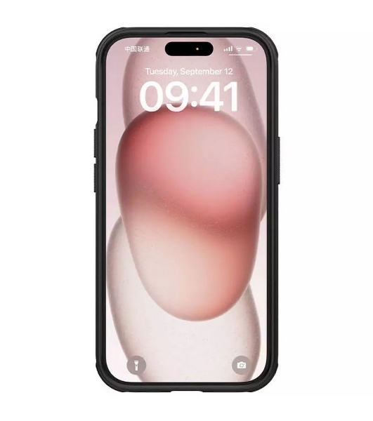 Чехол Super Frosted Shield Pro, черный, (AP IP15)