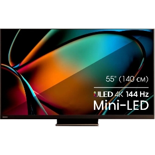 Телевизор Hisense 55' 55U8KQ черный Mini-Led UHD 120Hz Smart TV