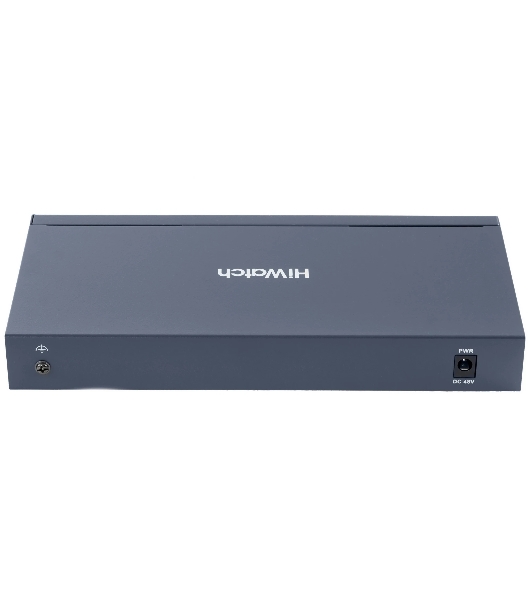 Коммутатор HiWatch DS-S1008GP, 8×1 Гбит/с PoE + 1×1 Гбит/с + 1×1 Гбит/с SFP, неуправляемый