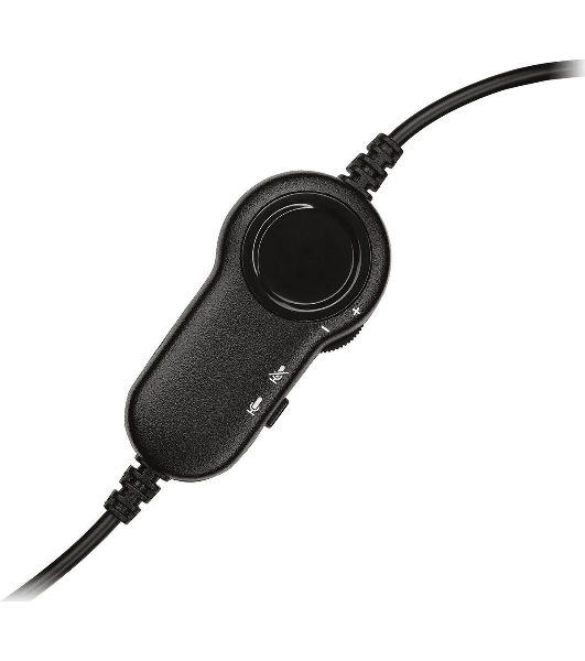 Гарнитура Logitech H151 чёрный, проводная, 3.5 мм