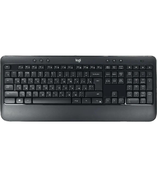 Комплект клавиатура+мышь Logitech MK540 Advanced беспроводной, USB, 1000 DPI, чёрный